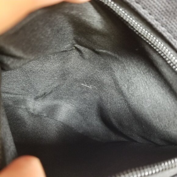 ✅Harris Tweed & Canvas Adjustable Crossbody Bag Hand Woven Black Pink Plaid - Picture 9 of 11